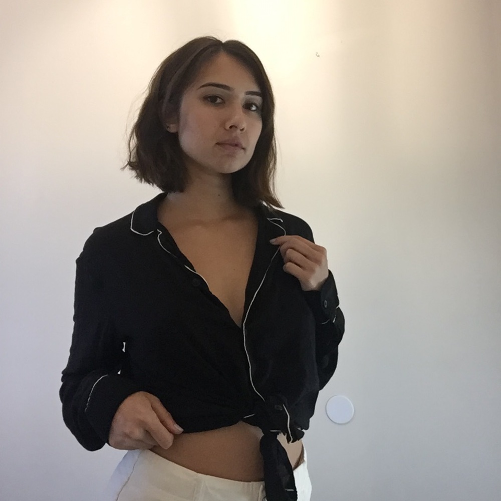 Black Allsaints blouse